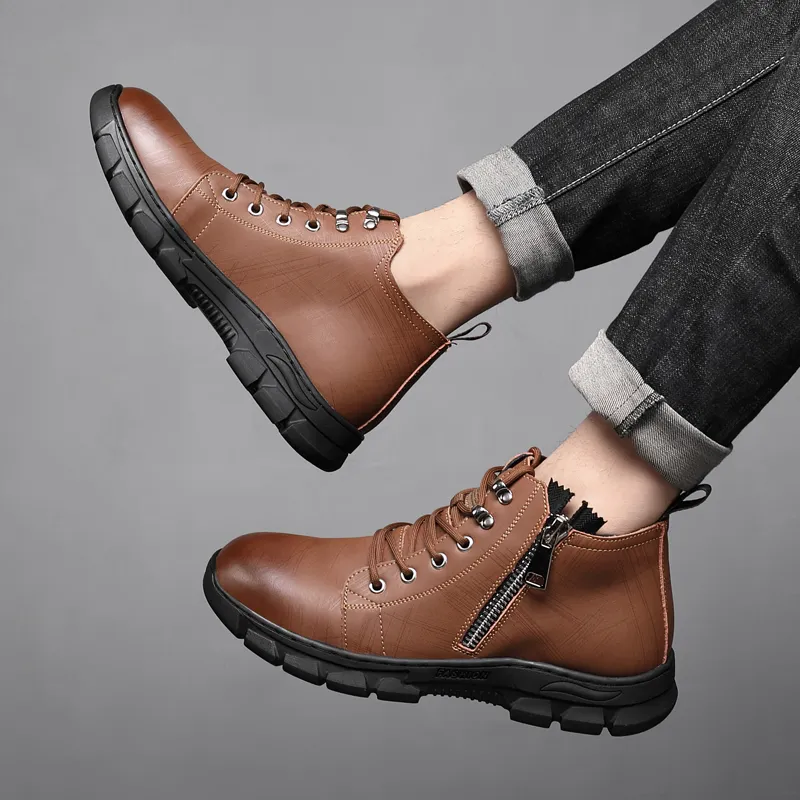 MODENGPAN Ankle Boots Men-3