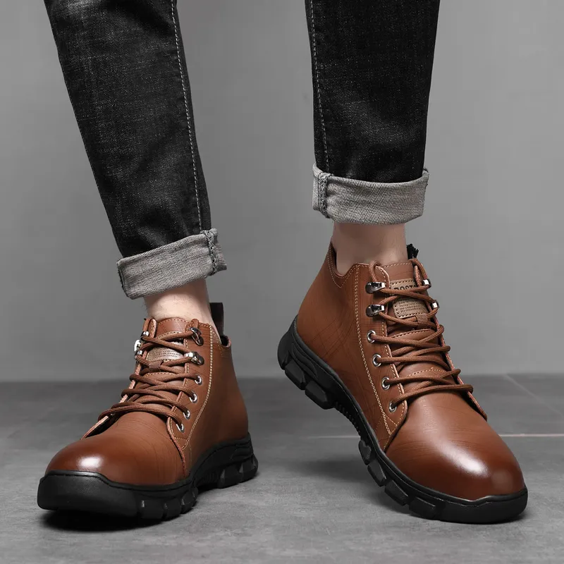 MODENGPAN Ankle Boots Men-4