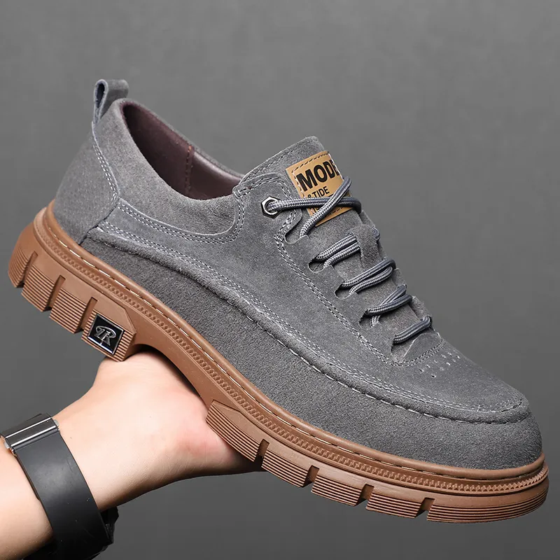 MODENGPAN Slip-Resistant Low-Top Casual Shoes Men's-7