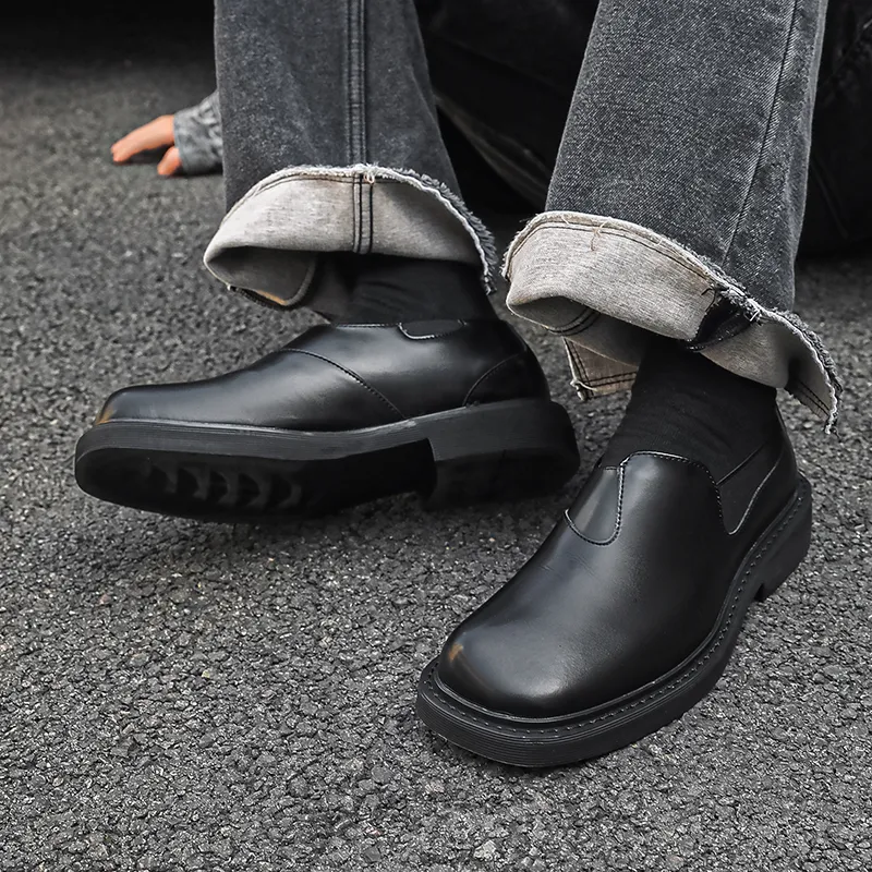 MODENGPAN Casual Shoes Men's Black-8