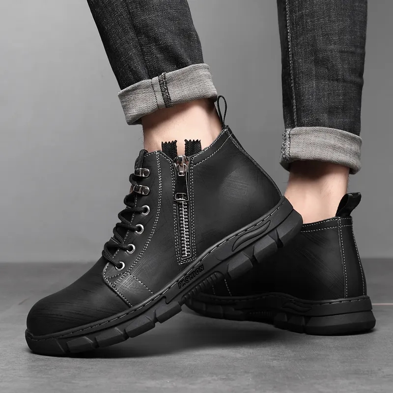 MODENGPAN Ankle Boots Men-17