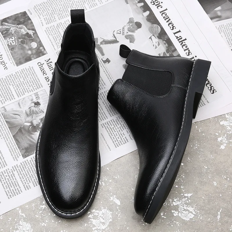 MODENGPAN Short Chelsea Boots 2.5cm Men's-8