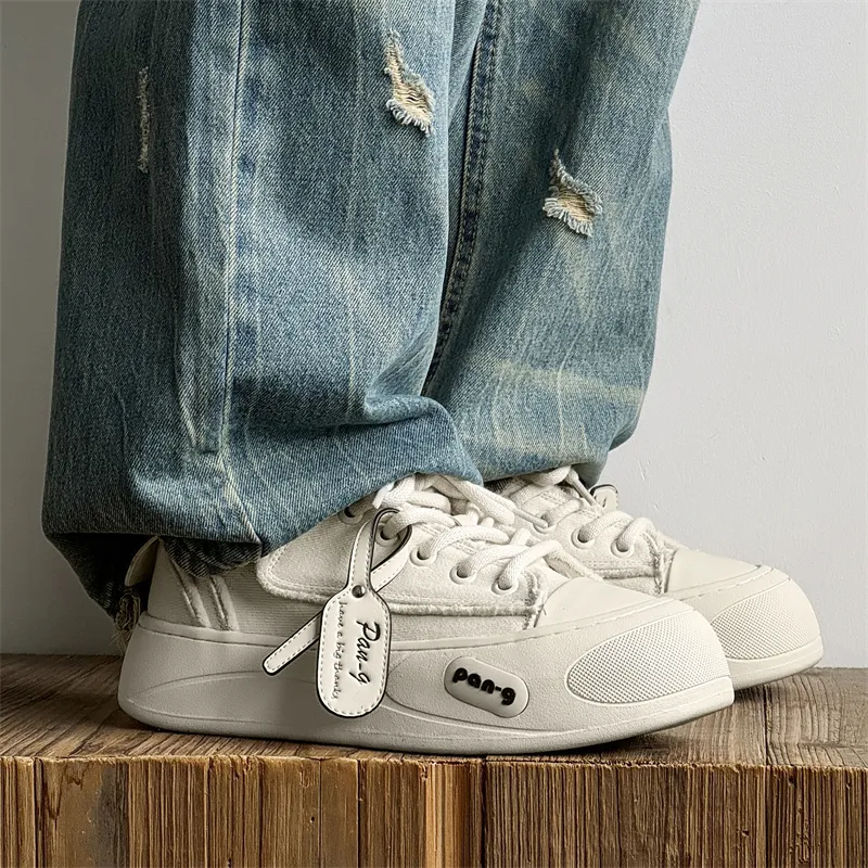 MODENGPAN Breathable Low Top Canvas Shoes Unisex-6