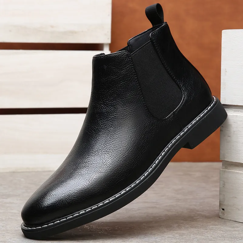 MODENGPAN Short Chelsea Boots 2.5cm Men's-2