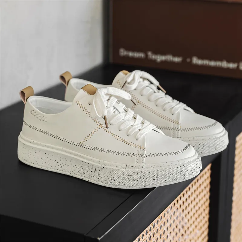 MODENGPAN Lightweight Low Top Skateboard Shoes Men's-1