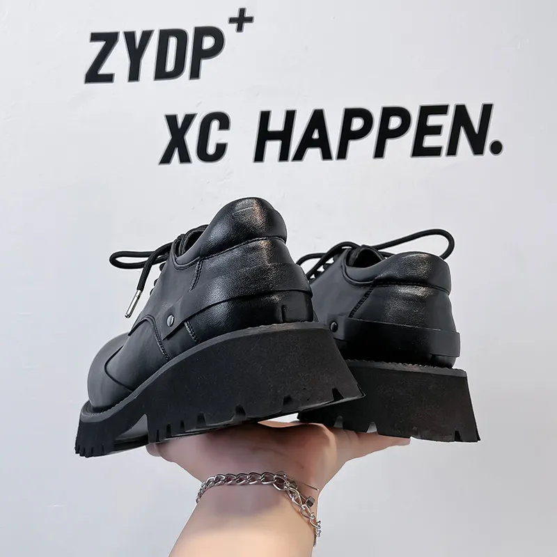 MODENGPAN Casual Shoes Men's Black-7