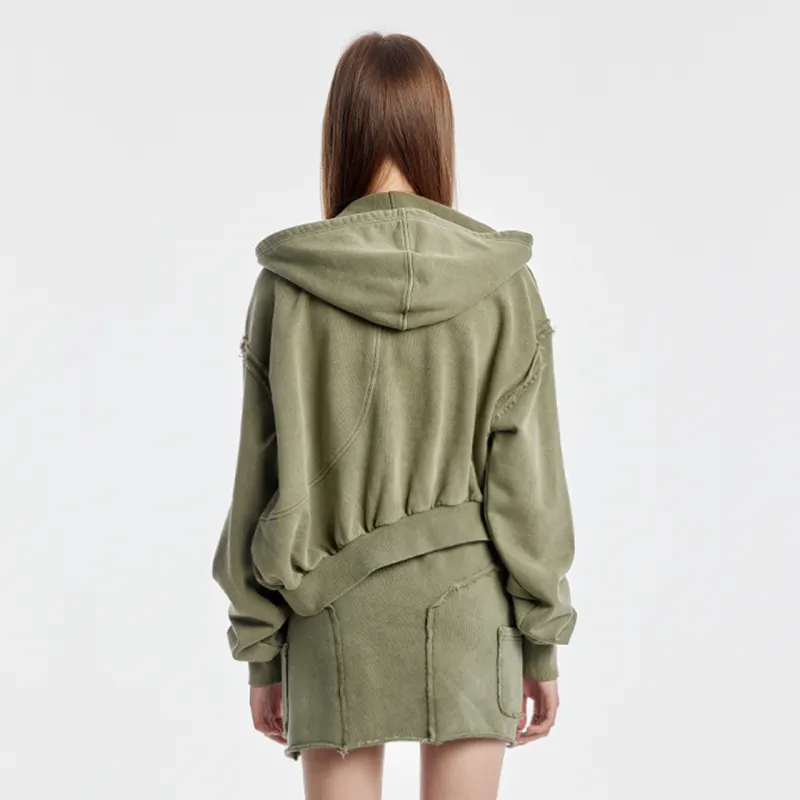 Guuka Hero Sweatshirt Women's Army Green-2
