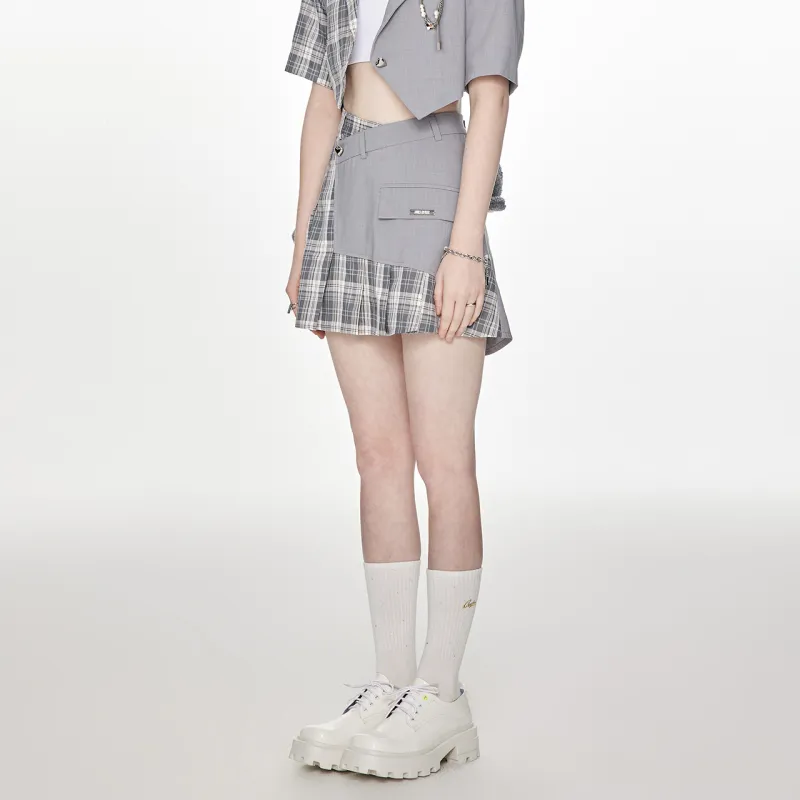 Guuka Hero Casual Short Skirts Women's Dusty Blue-5