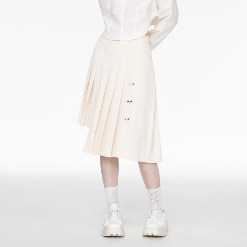 Guuka Hero Casual Long Skirts Women's Ecru-4