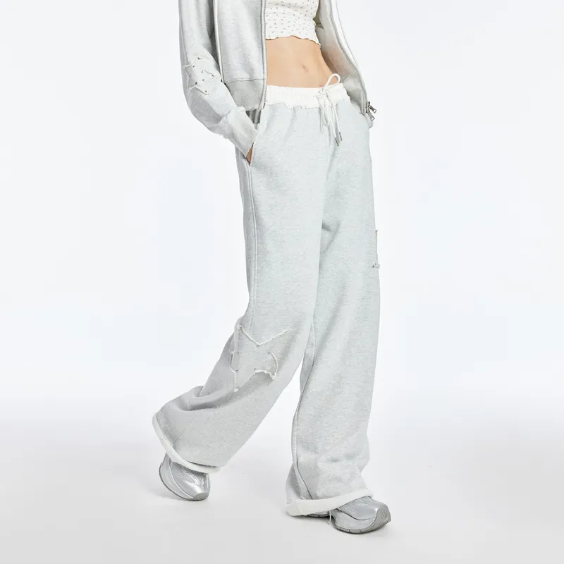 Guuka Hero Casual Pants Women's Floral Apricot-3