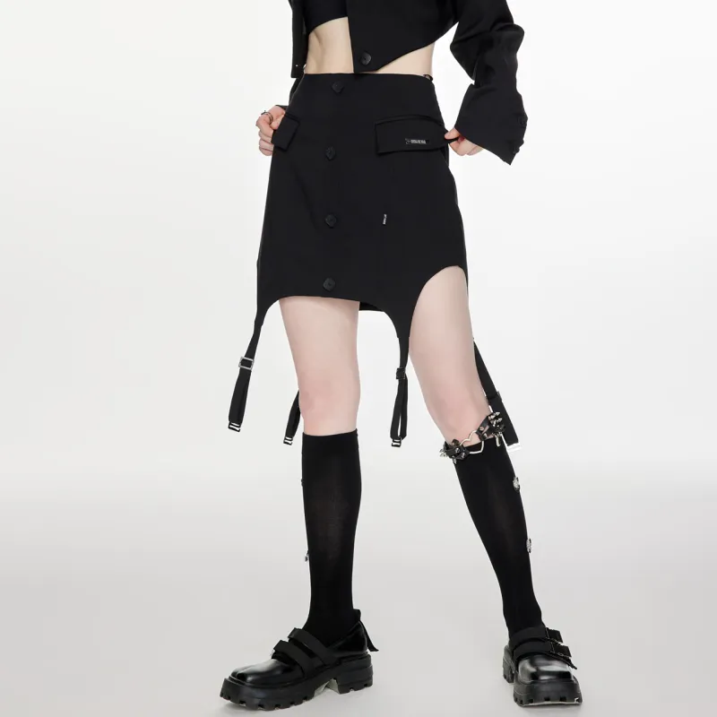 Guuka Hero Casual Short Skirts Women's Black-5