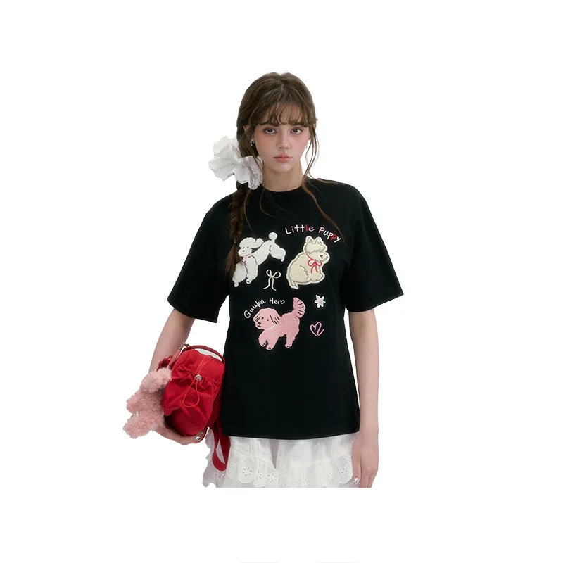 Guuka Hero T Shirts Women's Black-1