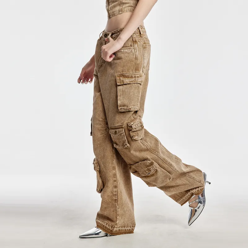 Guuka Hero Jeans Women's Khaki-5