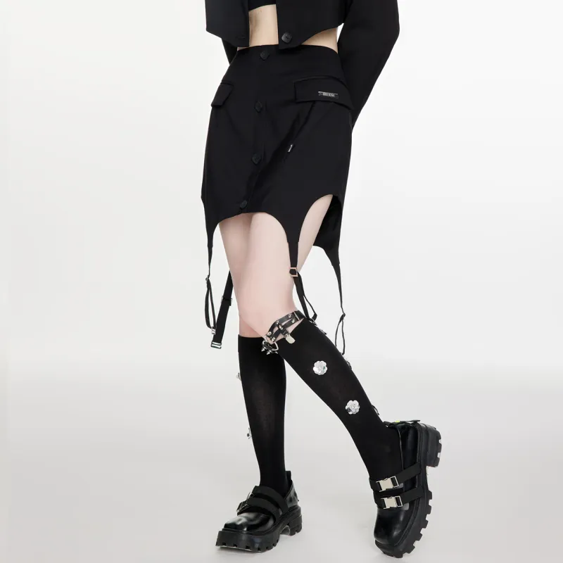 Guuka Hero Casual Short Skirts Women's Black-4