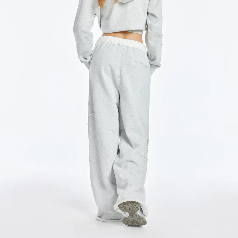 Guuka Hero Casual Pants Women's Floral Apricot-4