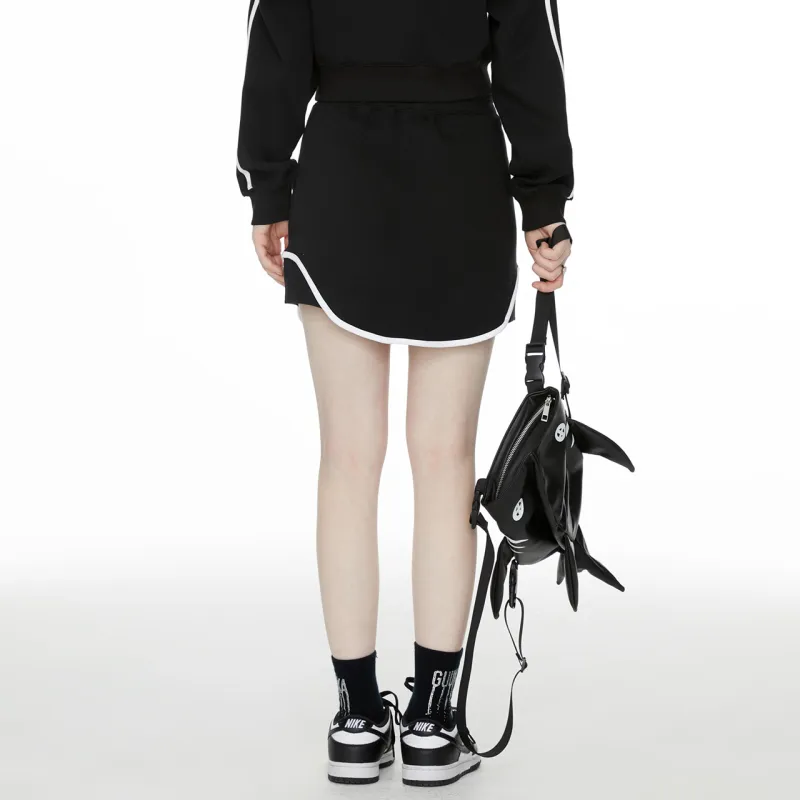 Guuka Hero Casual Short Skirts Women's Black-3