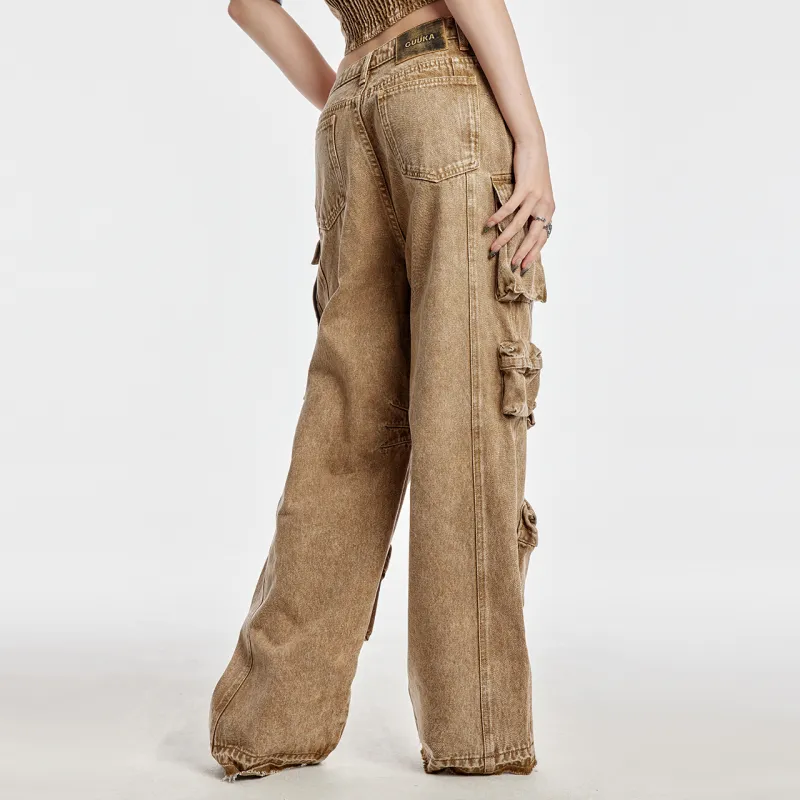 Guuka Hero Jeans Women's Khaki-2