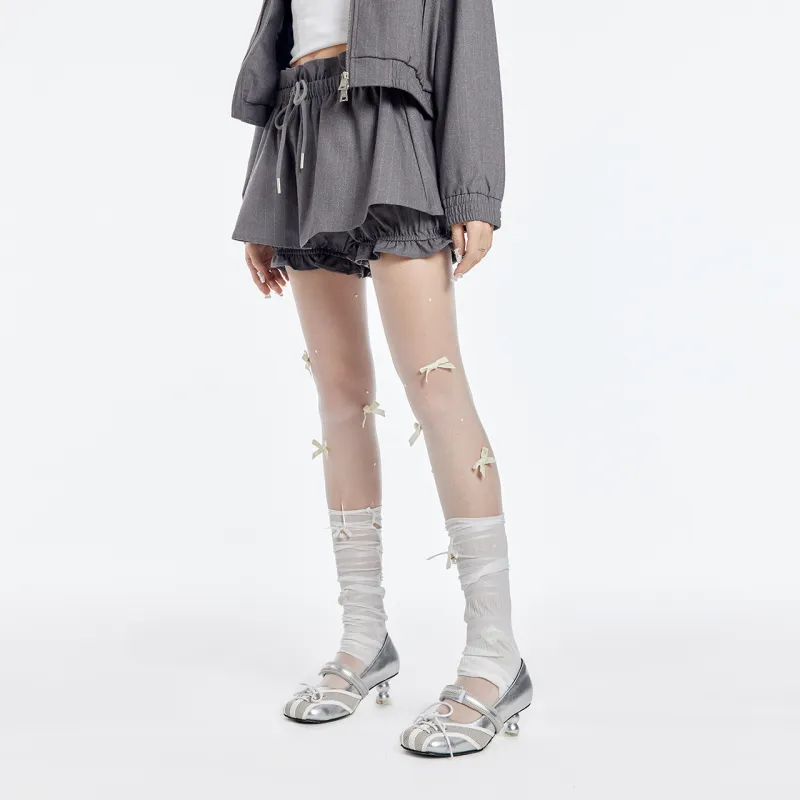 Guuka Hero Casual Short Skirts Women's Gray-5