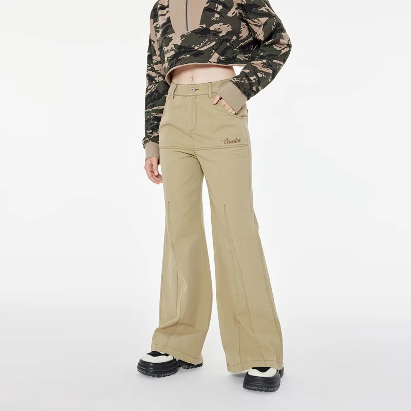 Guuka Hero Casual Pants Women's Khaki-4