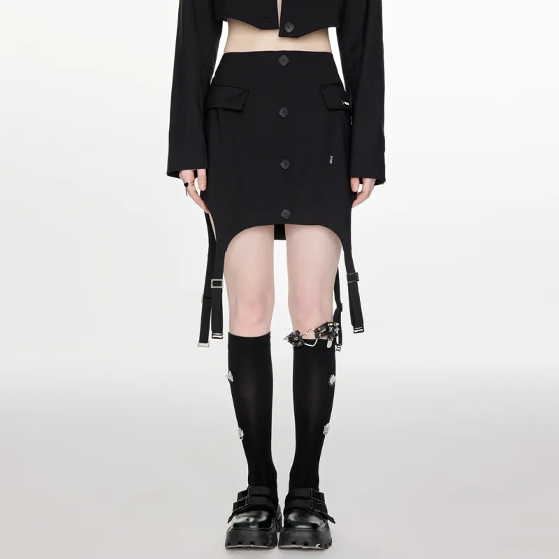 Guuka Hero Casual Short Skirts Women's Black-2