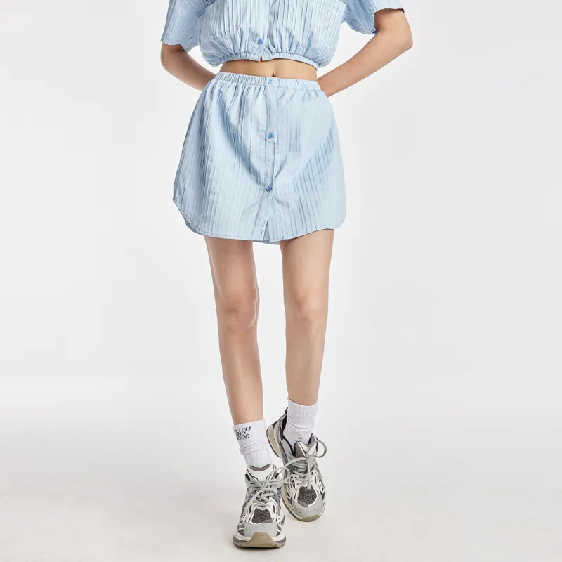 Guuka Hero Casual Short Skirts Women's Sky Blue-2