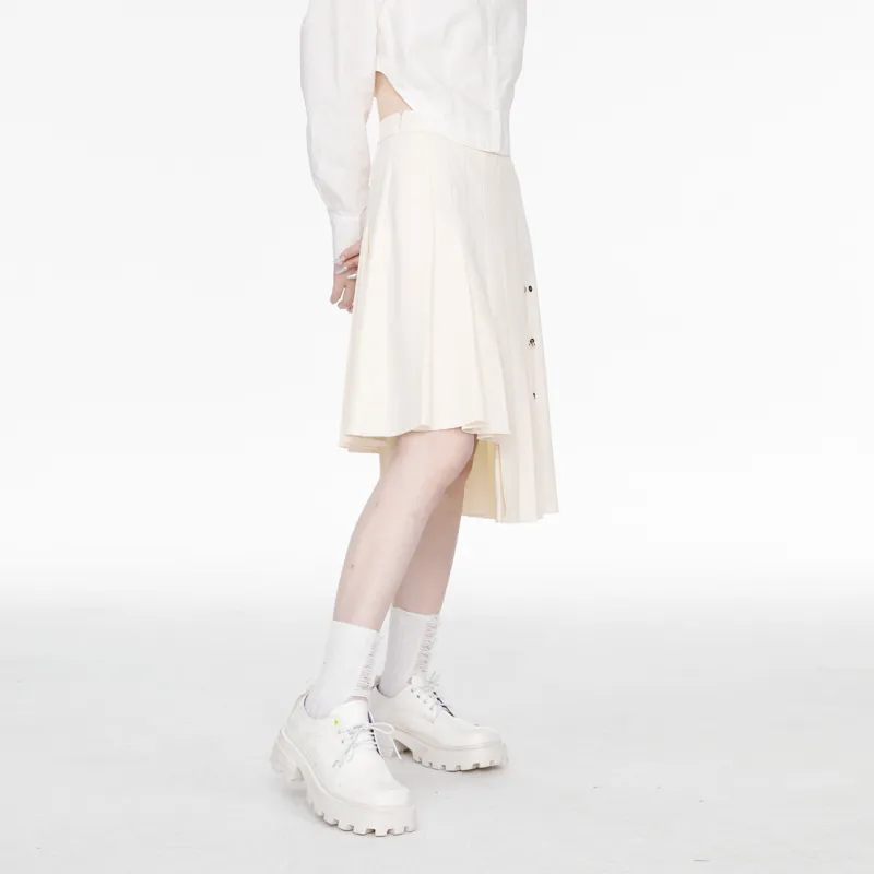 Guuka Hero Casual Long Skirts Women's Ecru-5