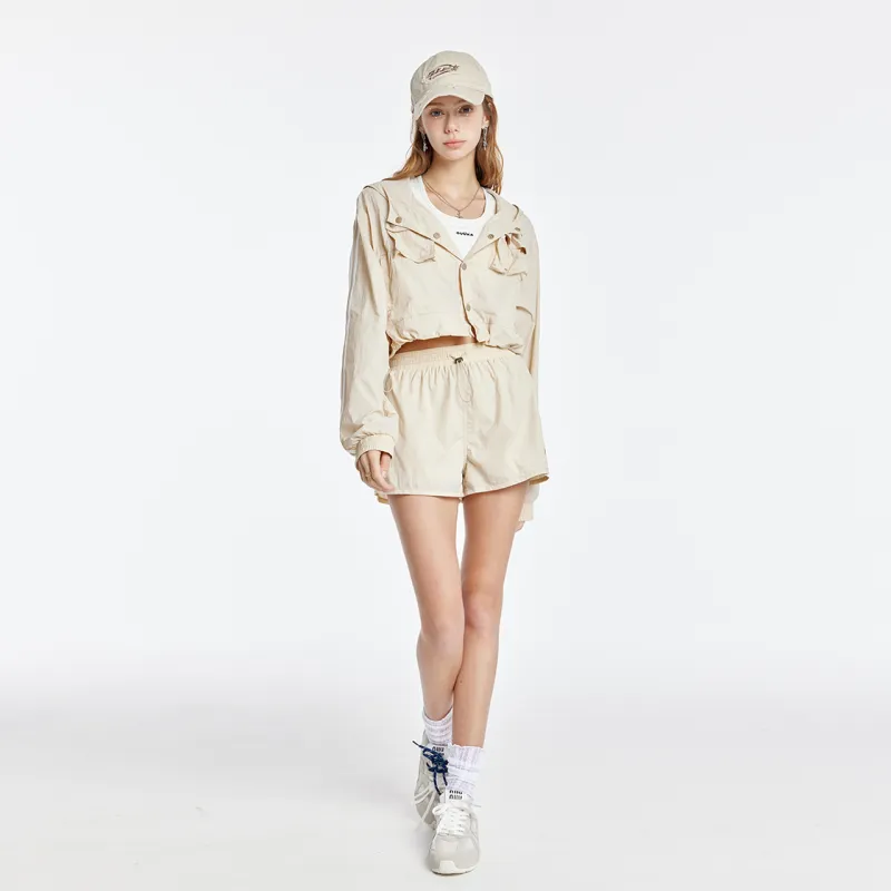 Guuka Hero Sun Protection Clothing Women's Beige-3
