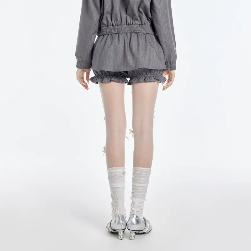 Guuka Hero Casual Short Skirts Women's Gray-3