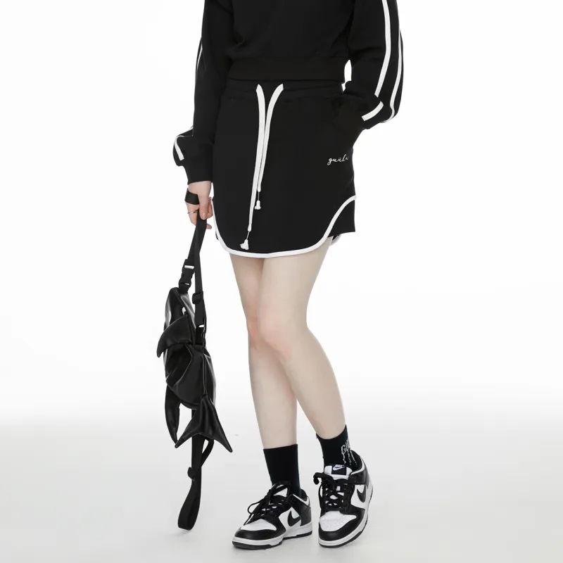 Guuka Hero Casual Short Skirts Women's Black-2