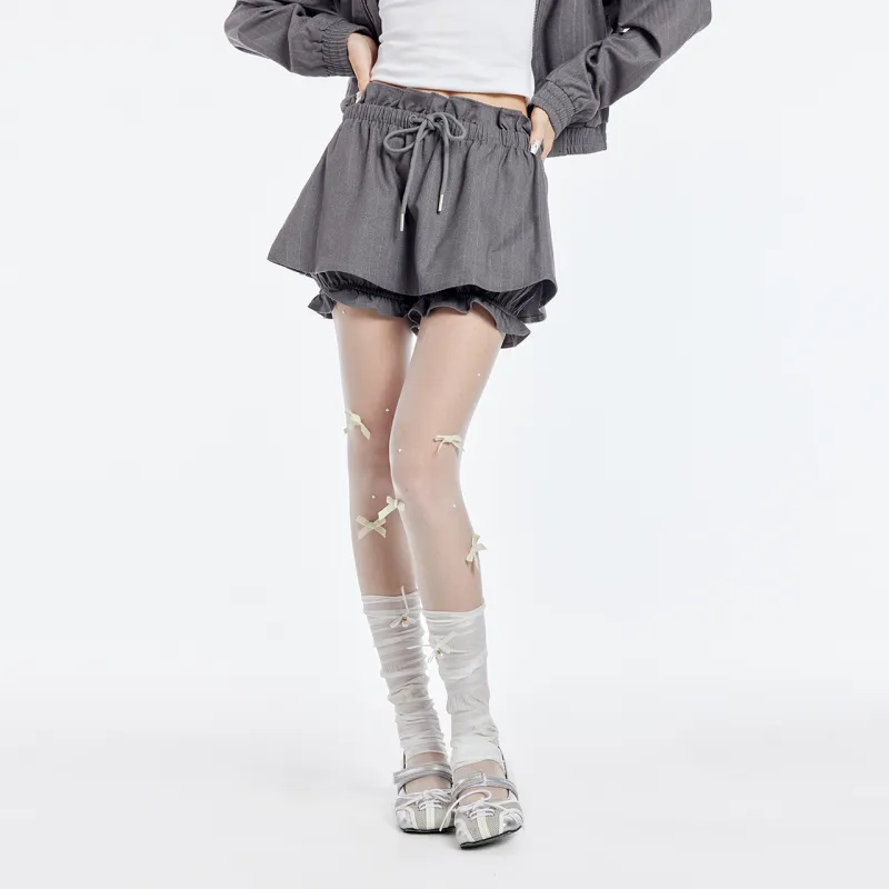 Guuka Hero Casual Short Skirts Women's Gray-4