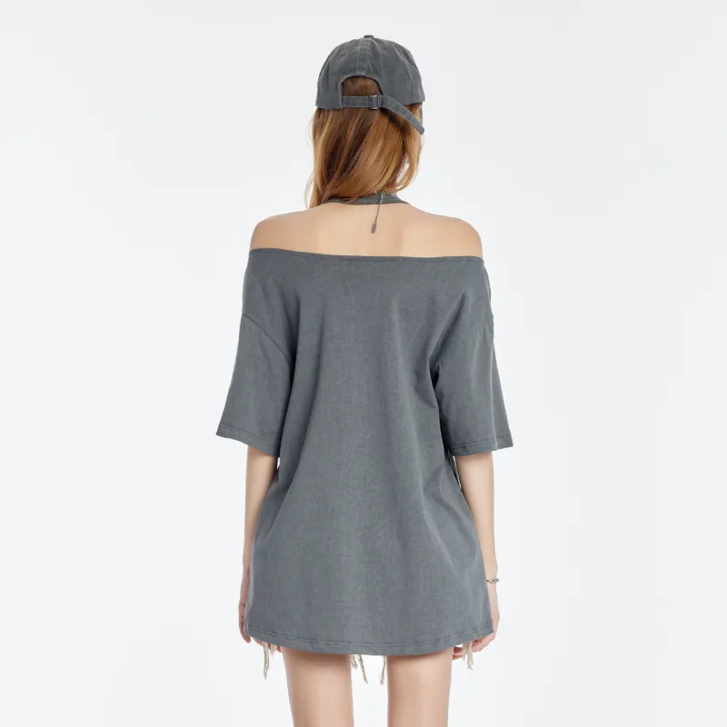 Guuka Hero T Shirt Women's Gray-2
