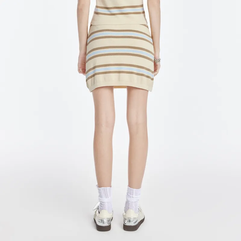 Guuka Hero SS24 Casual Short Skirts Women's Apricot-3