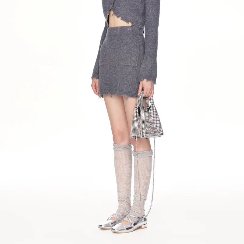 Guuka Hero Casual Short Skirts Women's Gray-5