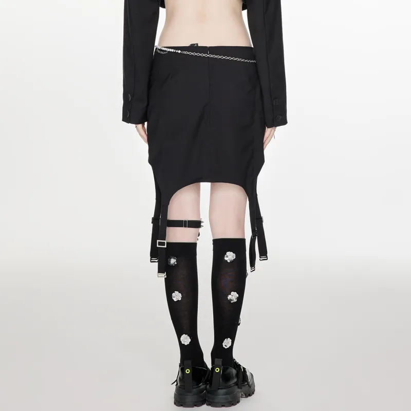 Guuka Hero Casual Short Skirts Women's Black-3