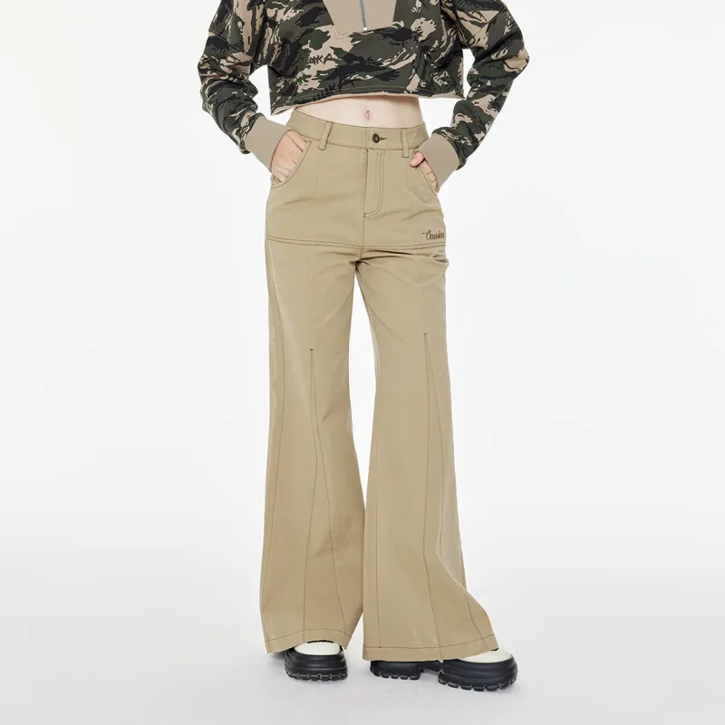Guuka Hero Casual Pants Women's Khaki-2