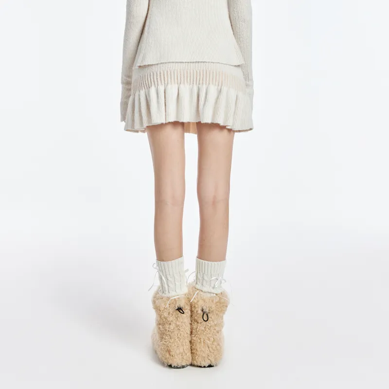 Guuka Hero Casual Short Skirts Women's Light Khaki-3