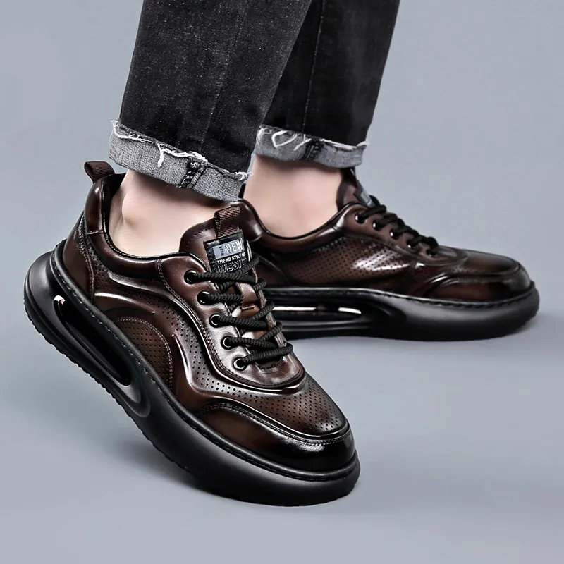 Xiwencha Low Top Casual Shoes Men's-12