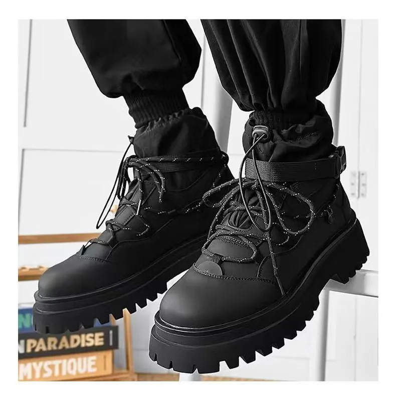 Xiwencha Short Martin Boot Unisex-10