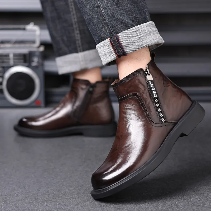 Xiwencha Ankle Boots 3cm Unisex-4