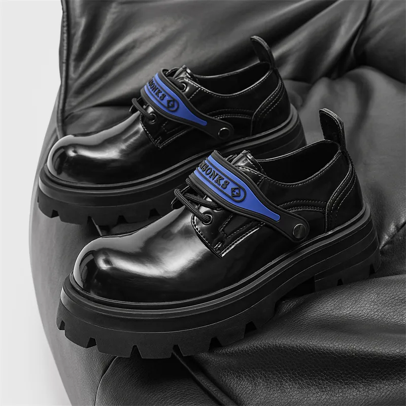 Xiwencha Casual Shoes Men's Black-1