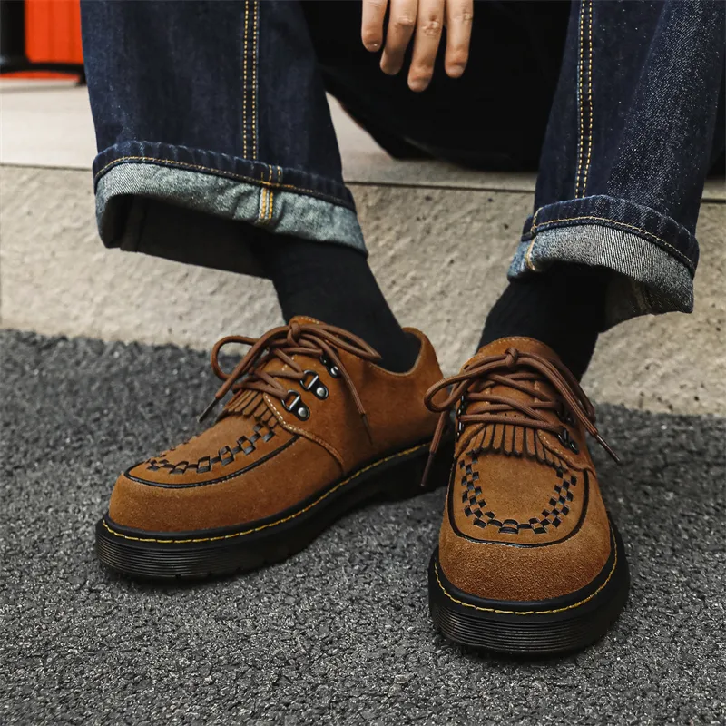 Xiwencha Men's Casual Shoes Men Low Top-9