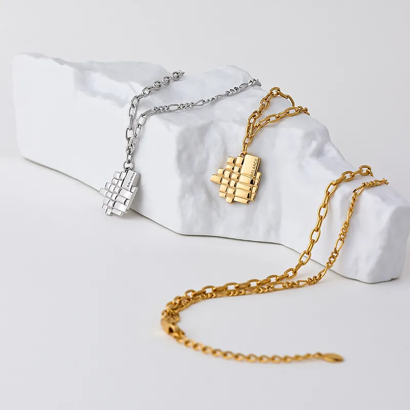 BAILAN BN 925 Sterling Silver Necklaces Unisex-4