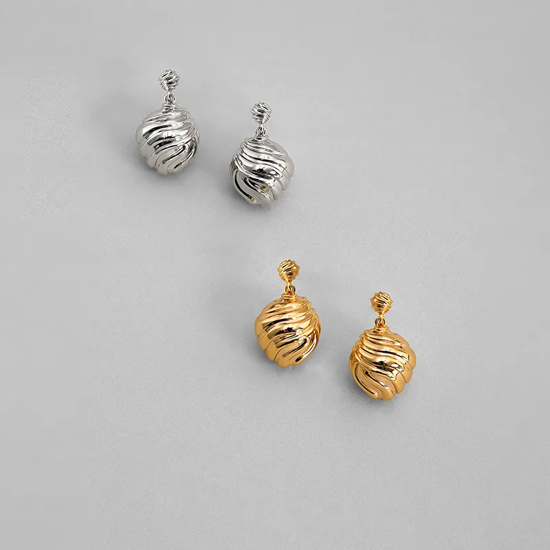 BAILAN BN 925 Sterling Silver Earrings Unisex-2