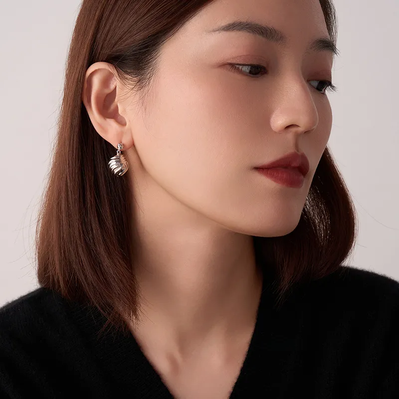 BAILAN BN 925 Sterling Silver Earrings Unisex-1