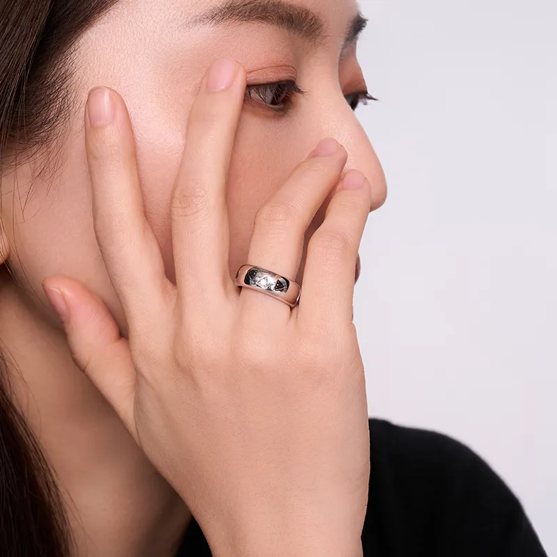 BAILAN BN 925 Sterling Silver Rings Unisex-3