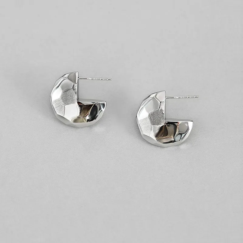 BAILAN BN 925 Sterling Silver Earrings Unisex-4