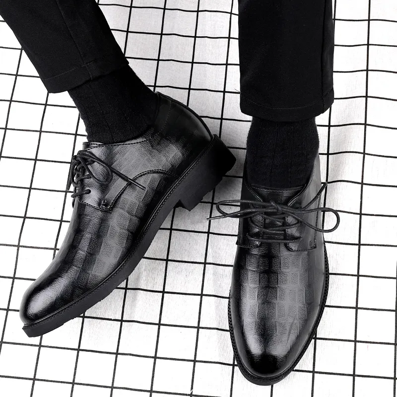 DILIKAN Dress Shoes Men's Black-11