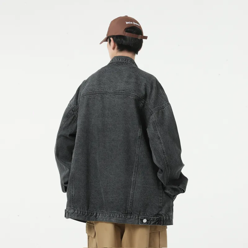 OM NOM Denim Jackets Unisex-2