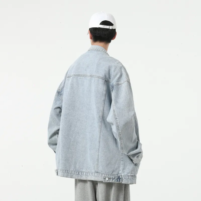 OM NOM Denim Jackets Unisex-5