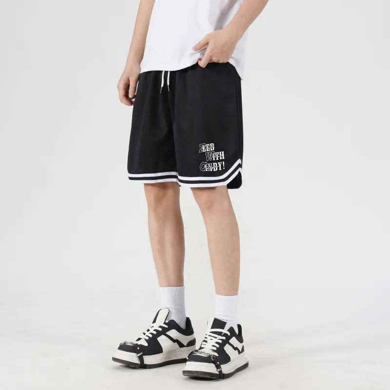 OM NOM Basketball Shorts Unisex-3